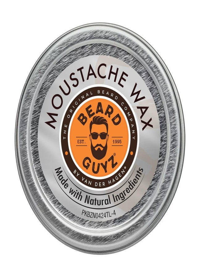 Beard Guyz Moustache Wax – Strong Hold Styling for Mustache & Facial Hair – Natural Beeswax & Carnauba Wax Grooming Balm for Sculpting, Shaping & Conditioning – 1 oz - Image 1